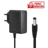 WEKO 12 VOLT - 1 AMPER 5.5*2.5 UÇLU YERLİ ÜRETİM PLASTİK KASA PRİZ TİPİ  ADAPTÖR - 2
