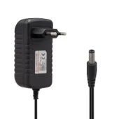 POWERMASTER PM-4531 12 VOLT - 2 AMPER 5.5*2.5 MM UÇLU PLASTİK KASA PRİZ TİPİ ADAPTÖR - 1