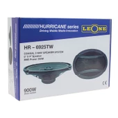 LEONE HR-6925TW 900 WATT 6X9 KAPAKLI OVAL PLASTİK ÇERÇEVELİ OTO HOPARLÖR (ÇİFTLİ TAKIM FİYAT) - 3