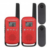 MOTOROLA TLKR-T42 PMR446 EL TELSİZİ 3LÜ PAKET 4 KM MEZİLLİ 8 KANAL (3 ADET İNCE PİL) - 1