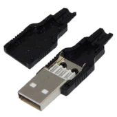 LEHİMLENEBİLİR USB A ERKEK SOKET (IC-264A) - 1