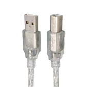 POWERMASTER 1.5 METRE 2.0V ŞEFFAF USB YAZICI KABLOSU - 1