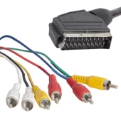 SCART 6 RCA STEREO STANDART 1.5 METRE KABLO - 1