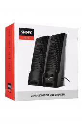 SNOPY SN-510 3 WATT USB 2.0 SİYAH  1+1 SPEAKER - HOPARLÖR - 1
