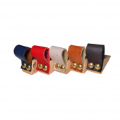 Barış Dizayn Premium 5 Renk Deri Kapı süslü altlığı kapı stoperi stopper kapı durdurucu (5li paket) - 1