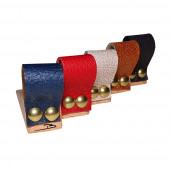 Barış Dizayn Premium 5 Renk Deri Kapı süslü altlığı kapı stoperi stopper kapı durdurucu (5li paket) - 2