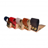 Barış Dizayn Premium 5 Renk Deri Kapı süslü altlığı kapı stoperi stopper kapı durdurucu (5li paket) - 3