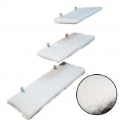 Barış Dizayn Peluş Kedi Basamağı Peluş Raf Duvar Kedi Yolu Parkur 3lü set Bej (30-40-50cm) - 3