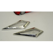 Mini Cooper Çamurluk Yanı Vent Dekoratif 3M 3D Rüzgarlık Seti thumbnail 3