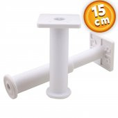 Mobilya Kanepe Sehpa TV Ünitesi Koltuk Ayarlanabilir Destek Ayağı 15 cm Beyaz Ayak - 1