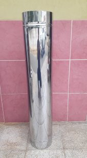Krom Baca Borusu 20 Cm Çapında 1 Metre Uzunluk - 1