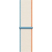 Mi7a Apple Watch Seri 7 6 5 4 3 2 Se 38MM / 40MM / 41MM Uyumlu Spor Loop Dokuma Hasır Kordon - 2