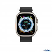 ScHitec 42-49mm Yeni Nesil Apple Uyumlu Akıllı Saat Kordonu Silikon Siyah - 2