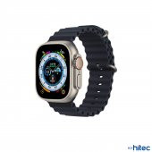 ScHitec 42-49mm Yeni Nesil Apple Uyumlu Akıllı Saat Kordonu Silikon Lacivert - 4