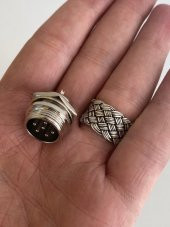 Mike ( Mıc ) Konnektör 6 Pin Erkek 1 Adet - 5