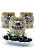 Kavlak 2 kg Gemlik Taş Baskı Siyah Zeytin 3 Lü Kampanya - 1