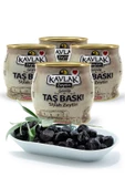 Kavlak 2 kg Gemlik Taş Baskı Siyah Zeytin  4 Lü Kampanya - 1