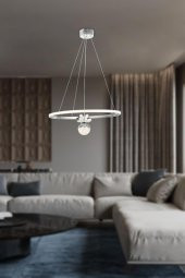 Eray Aydınlatma 2078-30 KR Led Krom Avize thumbnail 1