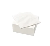 Omnisoft 24x24cm 1/4 Çift Katlı Lüks Servis Peçetesi Beyaz 24 Paket 2400 Ad - 2