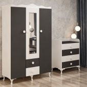 Garaj Home Elit Genç Odası Takımı Antrasit - 4