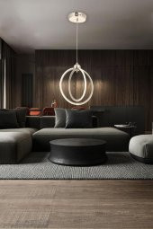 Eray Aydınlatma 5088-2 Sarı Led Avize - 1