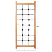 Achill İpli Tırmanma Merdiveni - Örgülü Tırmanma Merdiveni - 80cm x 190cm - 2
