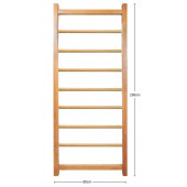 Achill Ahşap Tırmanma Merdiveni - Tırmanma Duvarı - 80cm x 190cm - 2