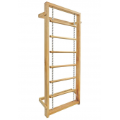 Achill Ahşap İpli Tırmanma Merdiveni - Tırmanma Duvarı - 80cm x 190cm - 1