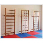 Achill Isveç Tırmanma Duvarı - Jimnastik Egzersiz Merdiveni 3 'lü Set - 1