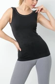 Gigotto Kadın Seamless Desenli Atlet - 1