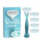 Gillette Venus Smooth Traş Makinesi + 5Li Yedek Başlık - 1