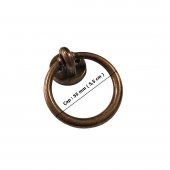 Lüx Halka Sarkaç Antik Bakır Üstten Vidalı Sandalye Mobilya Kulp thumbnail 2