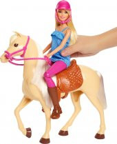 Barbie ve Güzel Atı Oyun Seti, Sarışın Bebekli FXH13 - 4