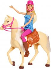 Barbie ve Güzel Atı Oyun Seti, Sarışın Bebekli FXH13 - 5
