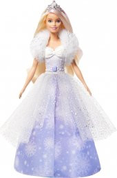 Barbie Dreamtopia Karlar Prensesi Bebek, 30 Cm, Pembe Gölgeli, Sarı Saçlı Gkh26 - 1