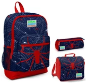 Coral High Örümcek Baskılı Erkek Çocuk 3'lü İlkokul Çanta Seti - 1