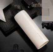 Uzspace 500 ml Beyaz Paslanmaz Çelik Termos Matara - Kahve Çay Termosu - 1