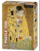 Star Puzzle 1500 Parça Öpücük Puzzle - Gustav Klimt thumbnail 2