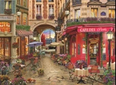Anatolian 1000 Parça Paris Cafe Puzzle - David Maclean thumbnail 1