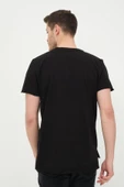 Erkek Düğmeli Yırtık Detaylı Kısa Kollu Basic T-shirt - 7
