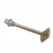 Kapı Stoperi Tamponu 20 cm Krom Metal Vidalı Kapı Stopu Silikonlu - 4