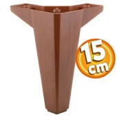 Sedir Lüks Mobilya Kanepe Koltuk Baza Tv Ünitesi Yükseltici Ayağı Ayakları 15 Cm Ahşap Desenli Ayak thumbnail 1