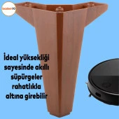 Sedir Lüks Mobilya Kanepe Koltuk Baza Tv Ünitesi Yükseltici Ayağı Ayakları 15 Cm Ahşap Desenli Ayak thumbnail 3