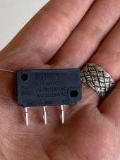 Zippy CNR-05S-03-7 3 Pin Telli Mikro Switch 1 Adet - Oyun Makinesi Jeton Anahtarı - 5