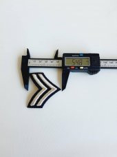 2 Çizgi Çavuş Rütbe Arma Apolet 1 Adet - 4