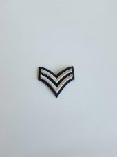 2 Çizgi Çavuş Rütbe Arma Apolet 1 Adet - 7