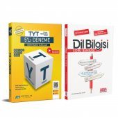 Referans TYT 5 li Deneme ve AKM Dil Bilgisi Soru Bankası Seti 2 Kitap - 1