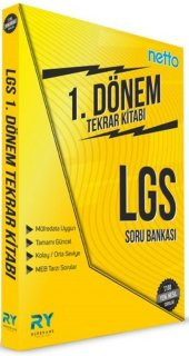 8. Sınıf LGS 1. Dönem NETTO Soru Bankası Tekrar Kitabı Referans Yayınları - 1