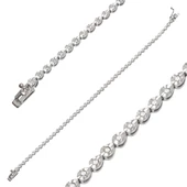0,25 Karat Pırlantalı Altın Bileklik - 1