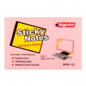 BIGPOINT YAPISKANLI KAGIT 50x75 PEMBE 1 LI(801) - 1